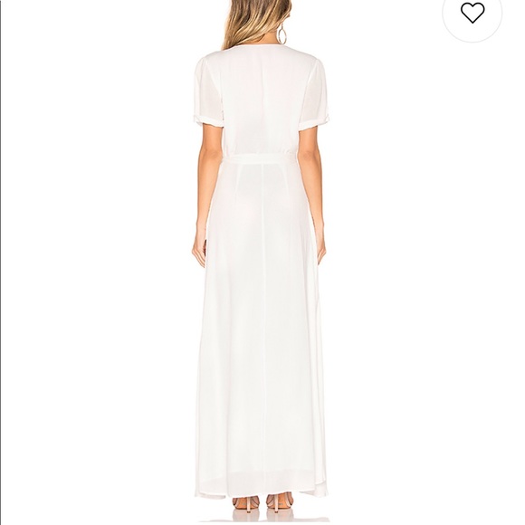 Revolve white maxi dress jetset diaries size small - Picture 3 of 5